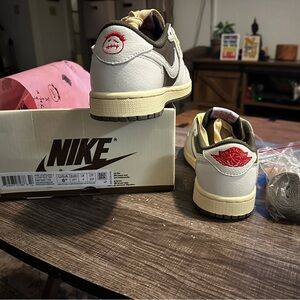 Brand new in box Travis Scott Air Jordan’s Low OG